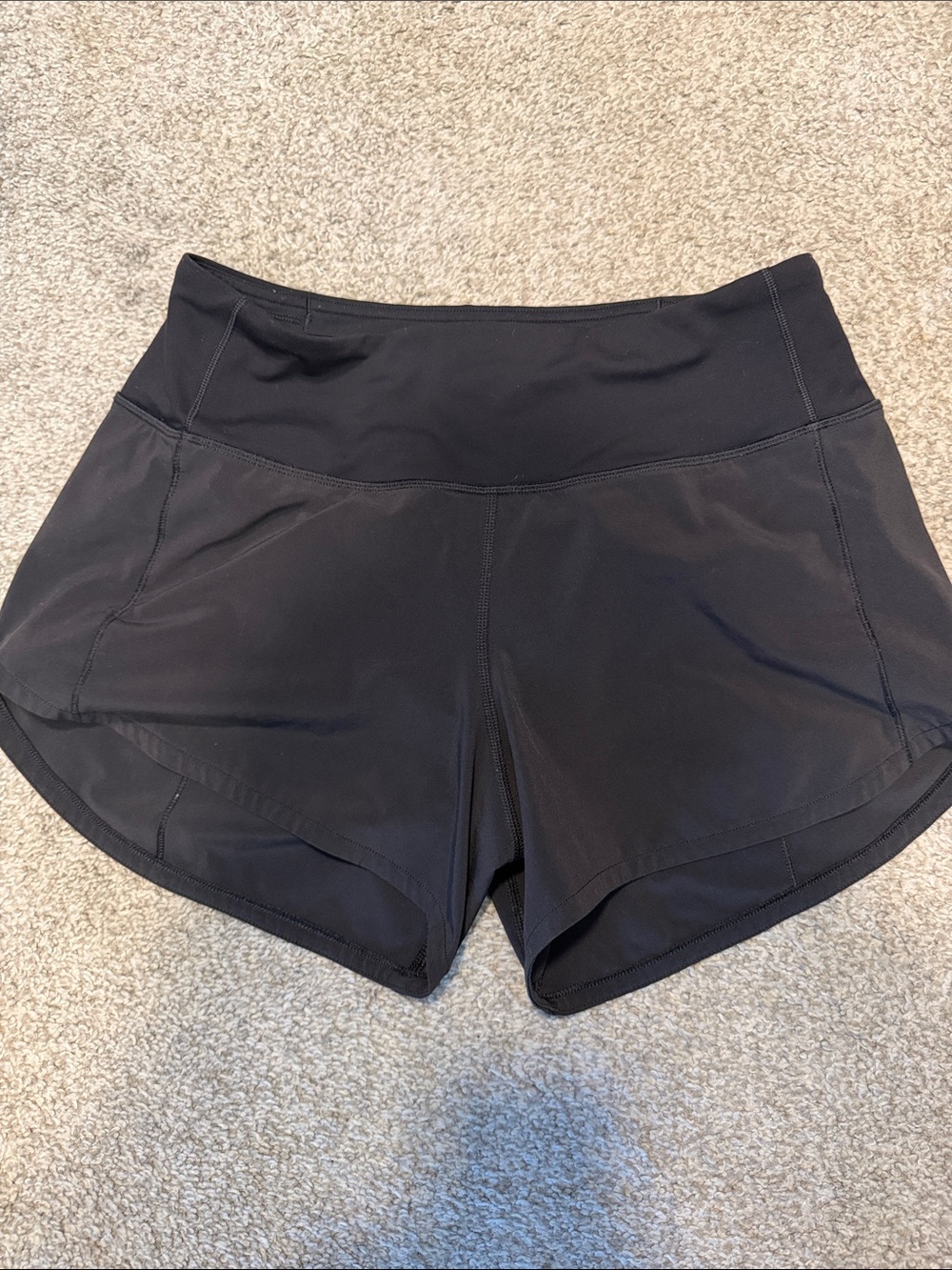 lululemon athletica Black Speed Up Shorts 2.5”